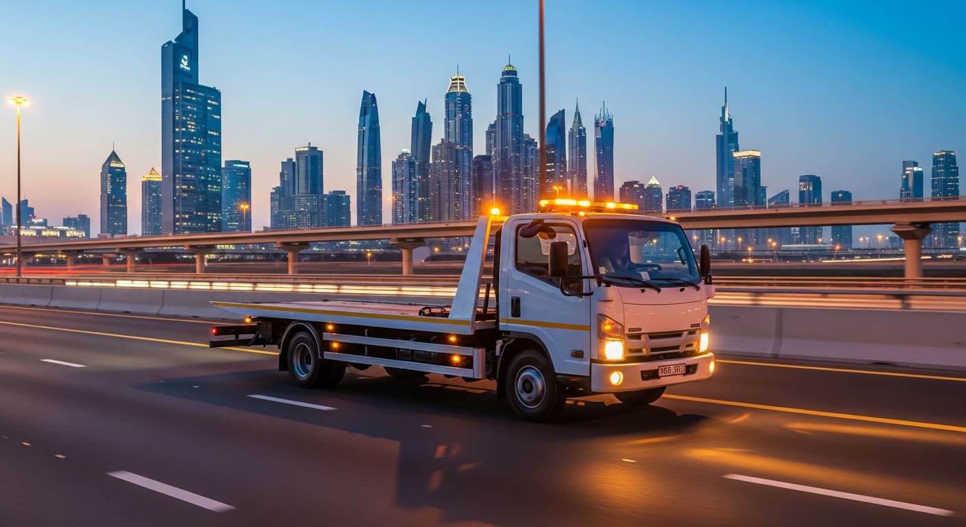 Car recovery and towing in Jumeirah Lake Towers, Dubai